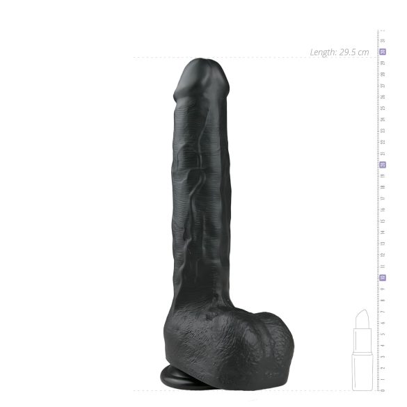 Easytoys - dildo s priseskom in modom - velikost 29,5 cm - črna