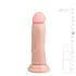 Easytoys - realistični dildo s priseskom - 15,5 cm - naravna barva