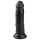 Easytoys - realistični dildo s priseskom - 15,5 cm - črn