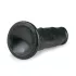 Easytoys - realistični dildo s priseskom - 15,5 cm - črn
