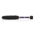 Easytoys - vibracijski dildo - močne vibracije - silikonski črn