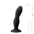 Easytoys - dildo z glavico in priseskom - črna