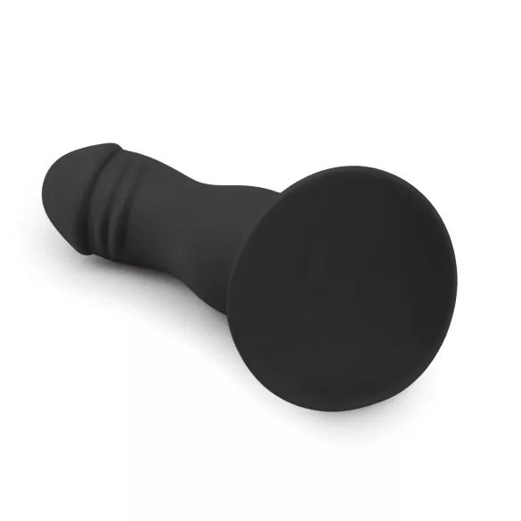Easytoys - dildo z glavico in priseskom - črna