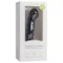 Easytoys - analni dildo z oprijemom - rebrast - 14 cm - črna
