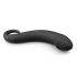 EasyToys Ukrivljen Dildo - silikonski analni dildo (črn)