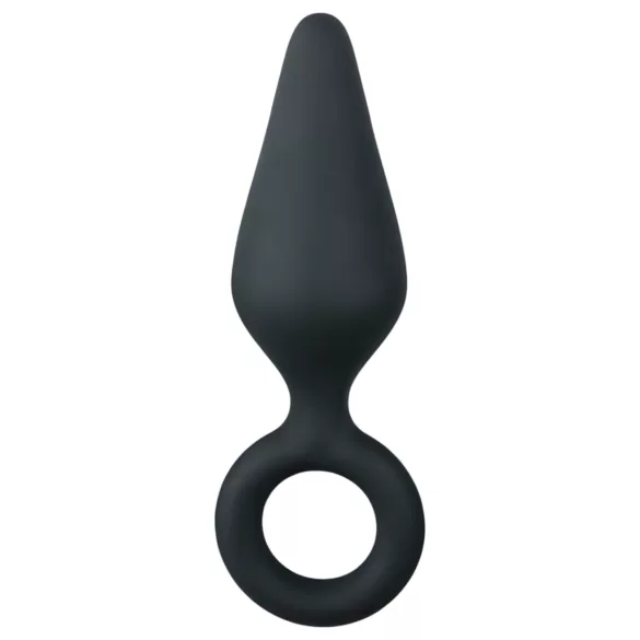 Easytoys - analni čep - majhen, črn - Pointy Plug S