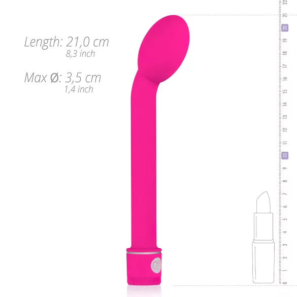 Easytoys - vibrator za G-točko - tanek - roza