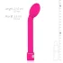Easytoys - vibrator za G-točko - tanek - roza