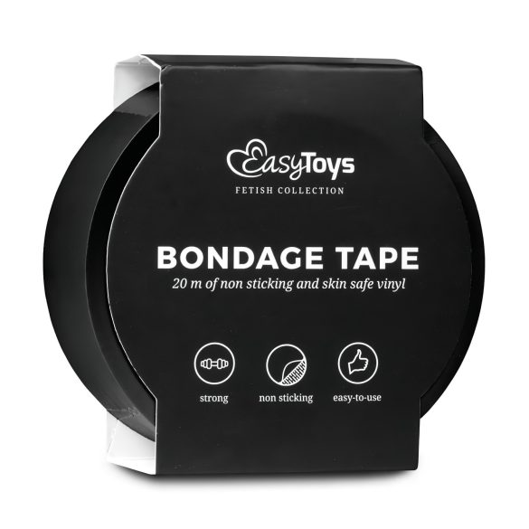 Easytoys - bondage trak - črn - 20 m
