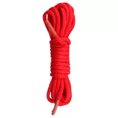 Easytoys Rope - vrv za bondage (5 m, rdeča)