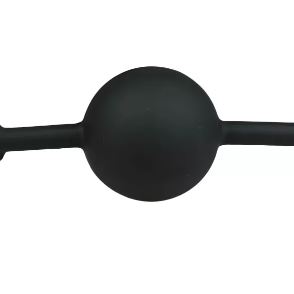 EasyToys - gag s silikonsko kroglico (črna)