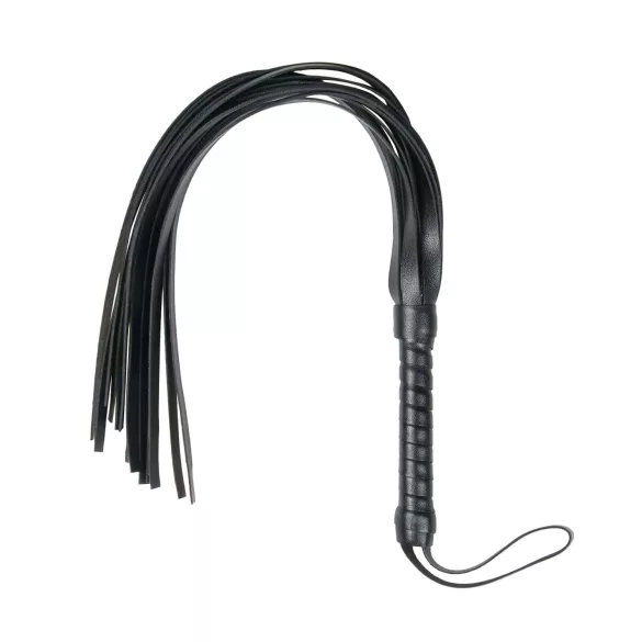 Easytoys - bič - mehak umetno usnje - črna