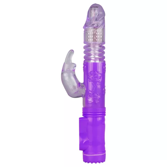 Easytoys Bunny - rotacijski vibrator z izboklinami - vijoličen