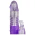 Easytoys Bunny - rotacijski vibrator z izboklinami - vijoličen