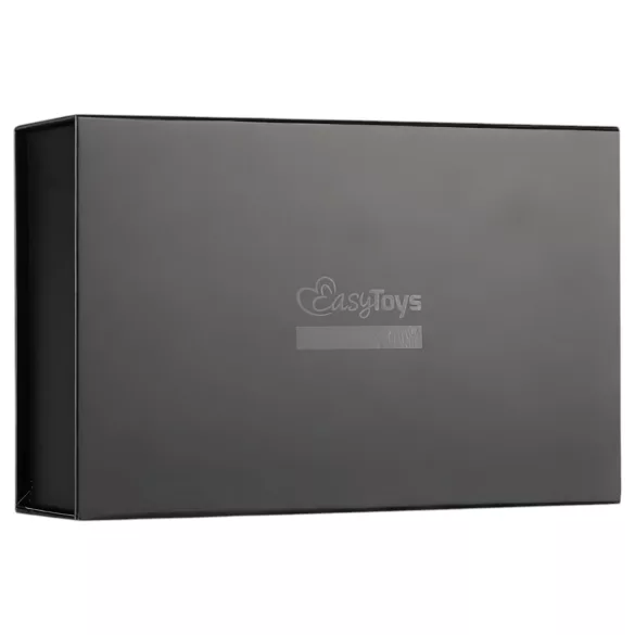 Easytoys - fetiš ovratnica in povodec - črna