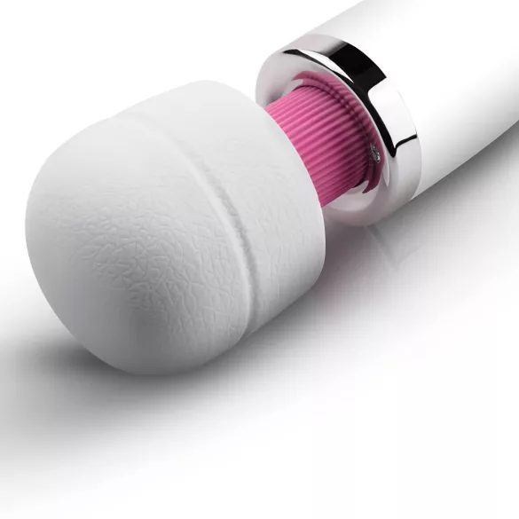 MyMagicWand - masažni vibrator za telo - močan - bela/roza