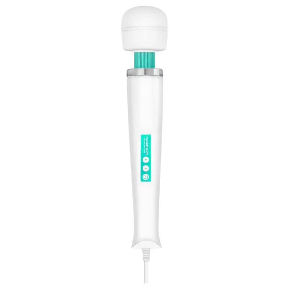 MyMagicWand - močan masažni vibrator - bela-turkizna