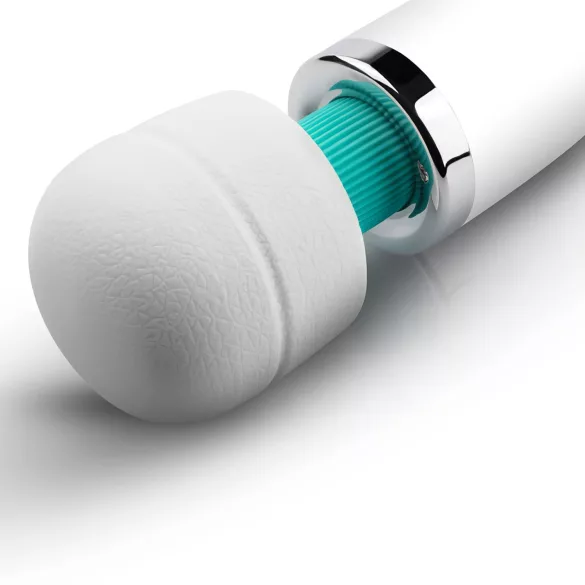 MyMagicWand - močan masažni vibrator - bela-turkizna