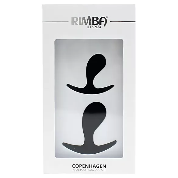 Rimba Copenhagen - analni čep set - črna - 2 kosa
