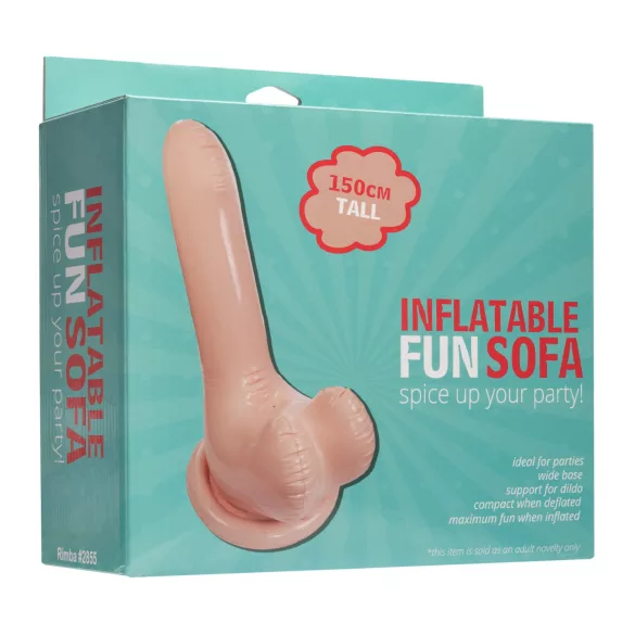 Inflatable Fun - napihljiv penis kavč - 66 cm