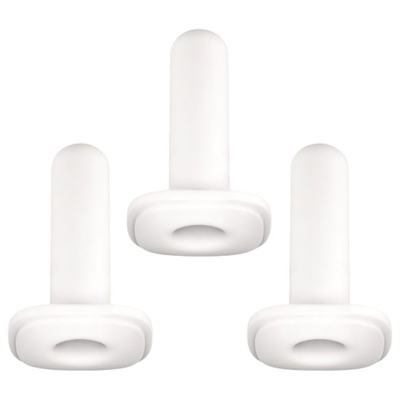 Kiiroo Onyx tesni prijem - masturbacijska manšeta - 3 kosi (bela)