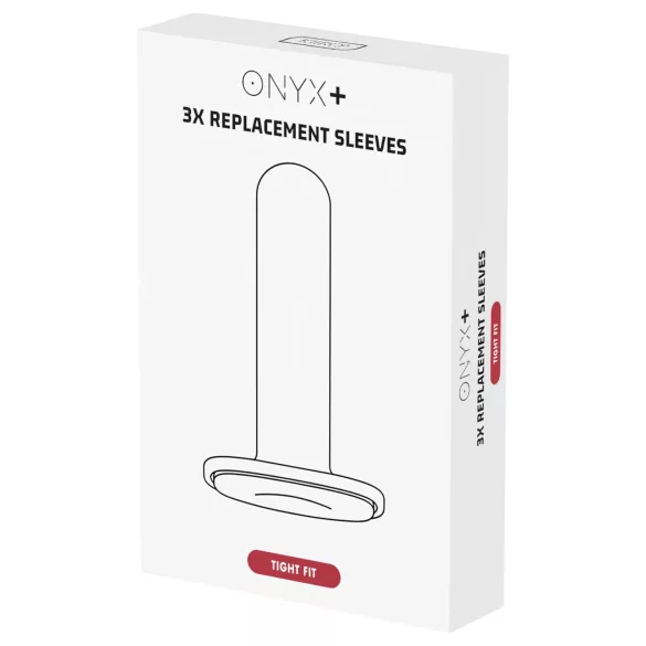 Kiiroo Onyx - masturbator rokav - tesno prileganje - komplet 3 - bel
