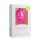 Easytoys Diamond - analni čep z belim draguljem (srednji) - roza