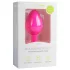 Easytoys - analni čep s kristalom - srednji - roza
