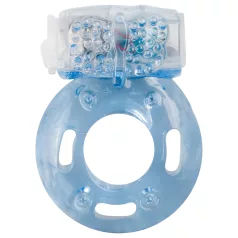   Easytoys - vibracijski erekcijski obroč - za enkratno uporabo - moder