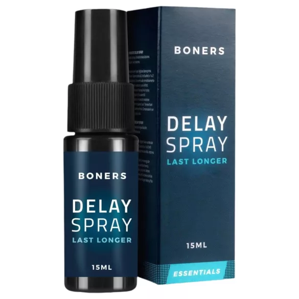 Boners - sprej za zakasnitev iztoka - za daljši spolni odnos - 15 ml