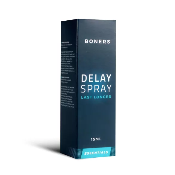 Boners - sprej za zakasnitev iztoka - za daljši spolni odnos - 15 ml
