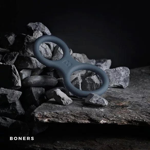 Boners - erekcijski obroč za penis in moda - siva