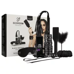   Secret Pleasure Chest - BDSM komplet za izkušene - 14 delov - črna