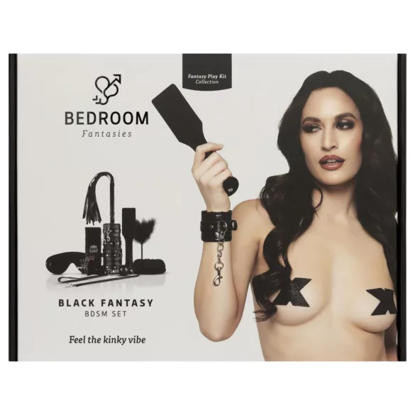 Secret Pleasure Chest - BDSM komplet za izkušene - 14 delov - črna