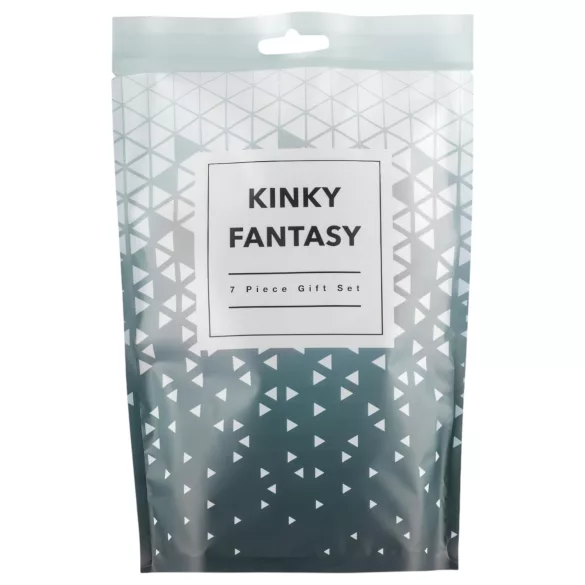 LoveBoxxx Kinky Fantasy - komplet erotičnih pripomočkov - vibrator - 7 delni set