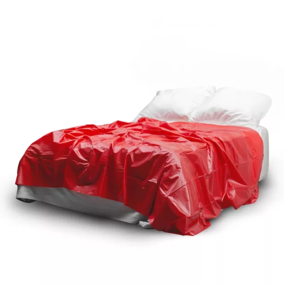 Easytoys - lakirana posteljnina - 180x230 cm - rdeča
