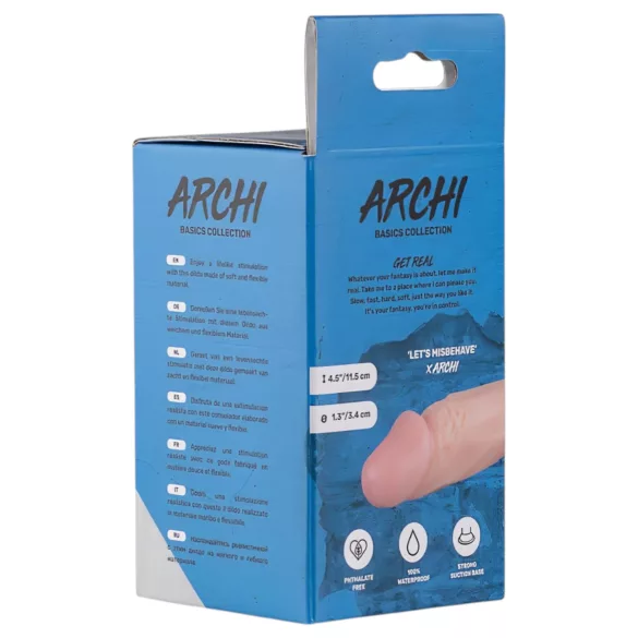 Real Fantasy Archi - realistični dildo - 11,5 cm - natur