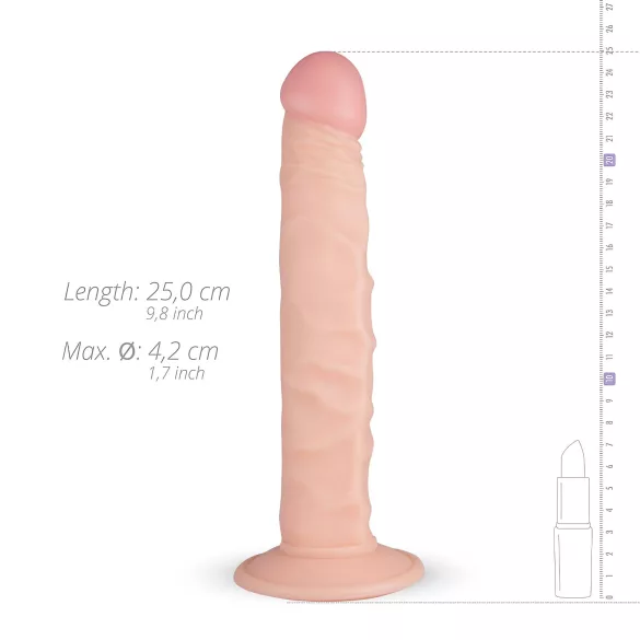 Real Fantasy Scott - realistični dildo - 25 cm - kožna barva