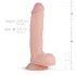 Real Fantasy Glynn - dildo s testisi - realističen - 25cm - natur