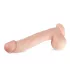 Real Fantasy Lexon - realistični dildo s testisi - 33 cm - natur