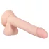Real Fantasy Lewis - vibrator z baterijo - realističen - 22 cm - naravno
