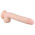 Real Fantasy Elvin - polnilni, realistični vibrator - 28 cm (naraven)