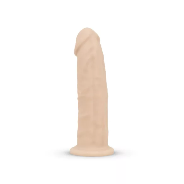 Real Fantasy Winston - vibrators z priseskom - 19 cm - naravna barva