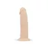 Real Fantasy Winston - vibrators z priseskom - 19 cm - naravna barva