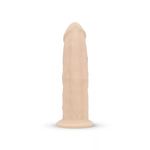 Real Fantasy Winston - vibrators z priseskom - 19 cm - naravna barva