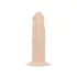 Real Fantasy Winston - vibrators z priseskom - 19 cm - naravna barva