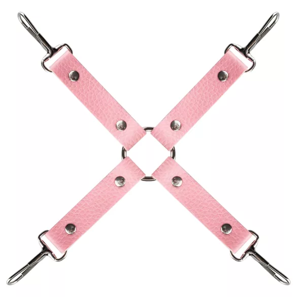 Secret Pleasure Chest - napredni komplet za BDSM - 14-delni (roza)