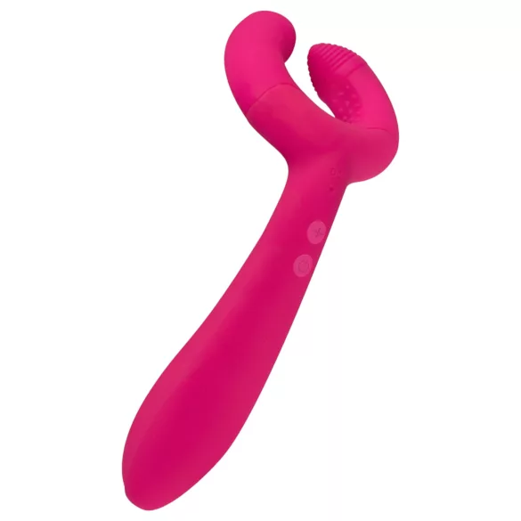 Easytoys Couple - vibrator za pare - polnjenje USB, vodoodporen - roza