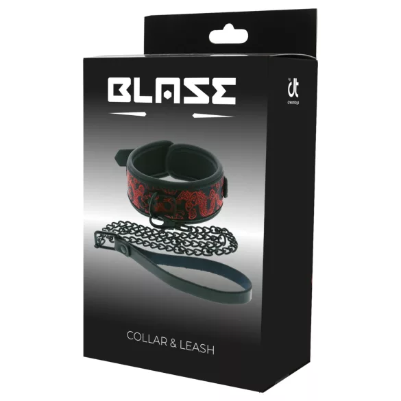 Dreamtoys Blaze - ovratnica in povodec (rdeča)