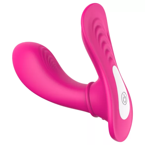 Dreamtoys Essentials - nosljive hlačke z vibratorjem za točko G (magenta)
